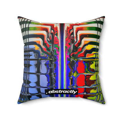 Leonardo Winterbourne - Strong Force, Abstractly - Faux Suede Throw Pillow