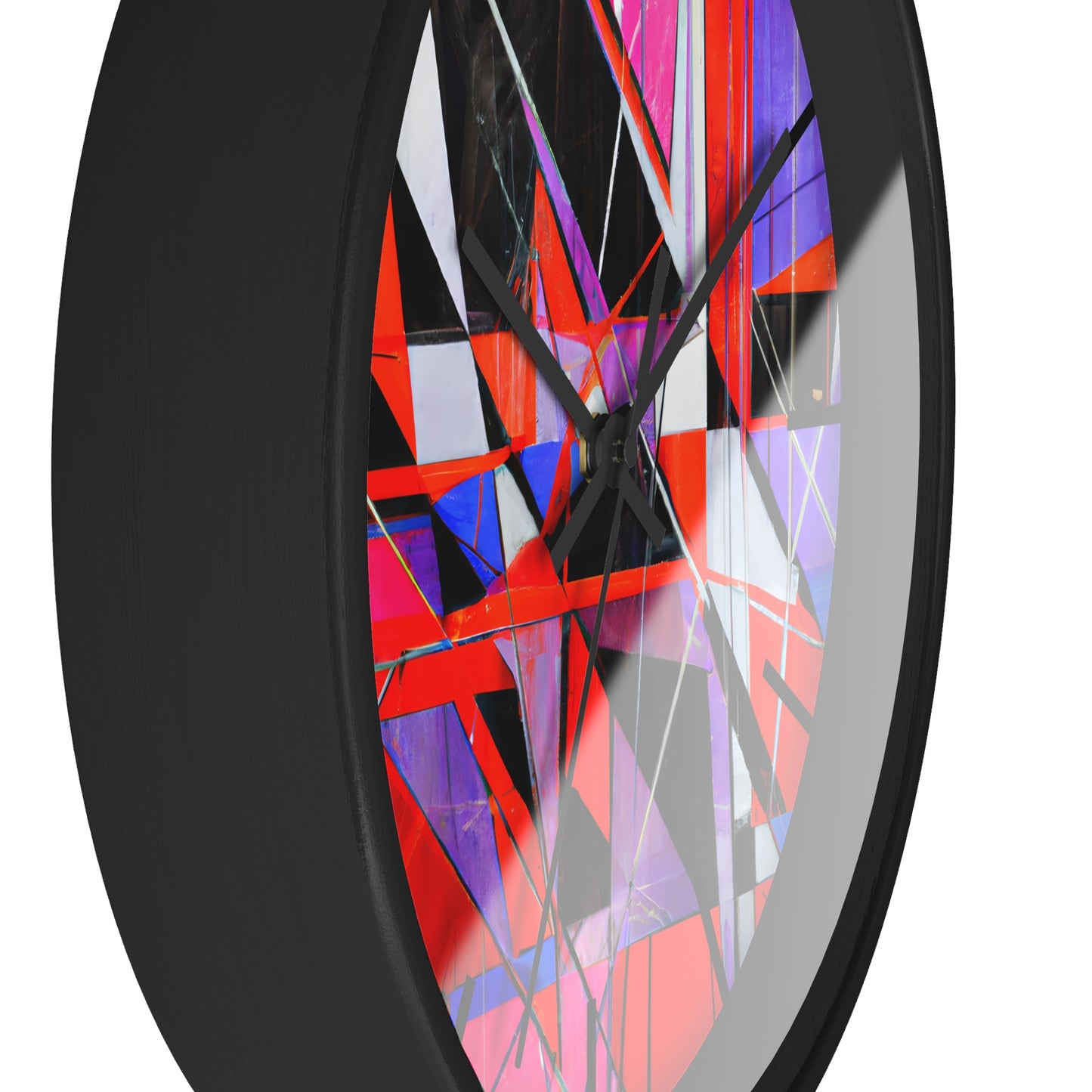 Lena Nordstrom - Tension Force, Abstractly - Wall Clock