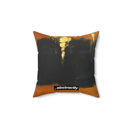 Quantum Trilithium Crystal - Chromium, Abstractly - Faux Suede Throw Pillow