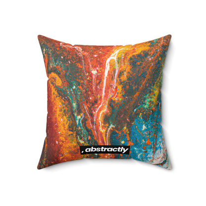 Quantum Stardust - Chemistry, Abstractly - Faux Suede Throw Pillow