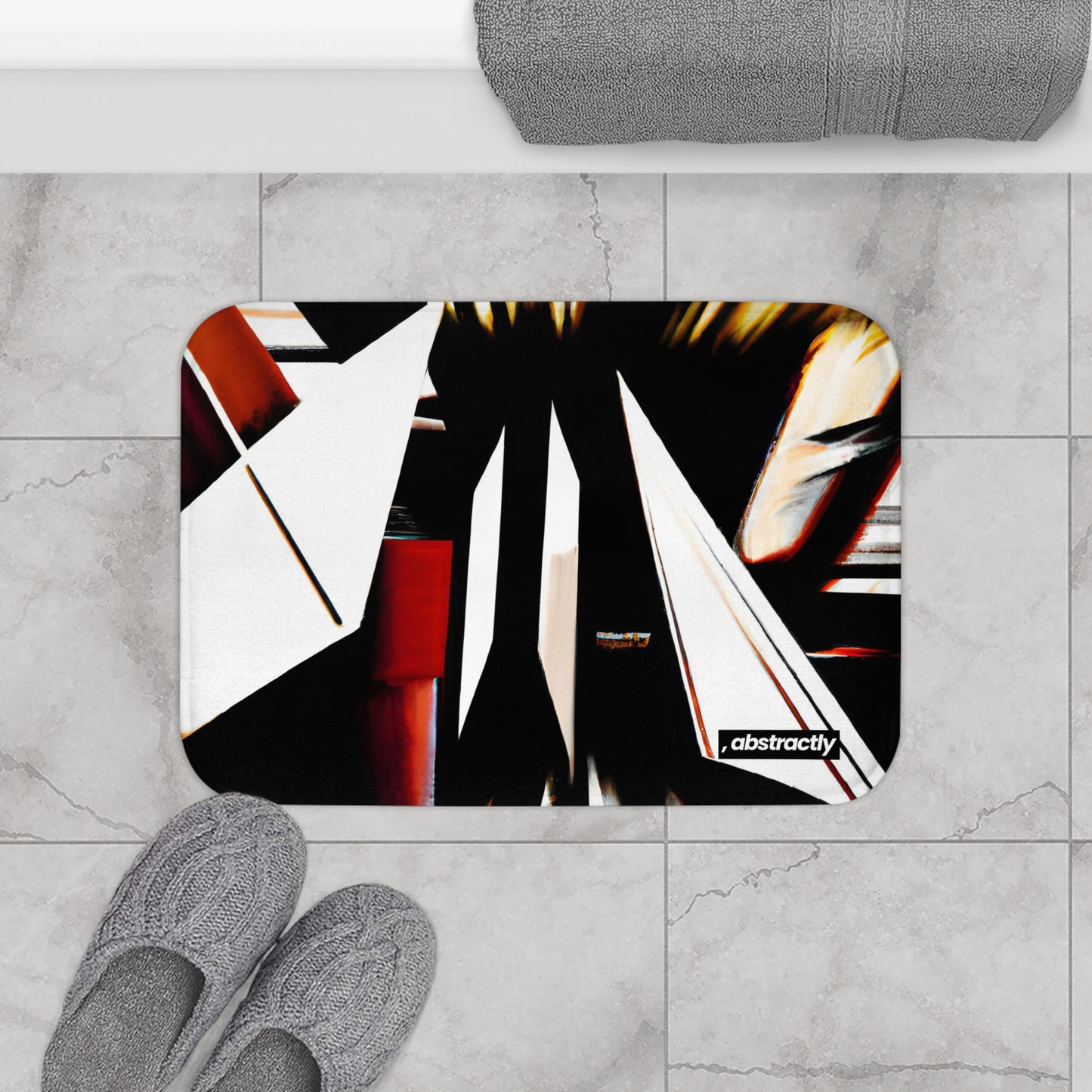 Adrienne Holtzmann - Applied Force, Abstractly - Bath Mat