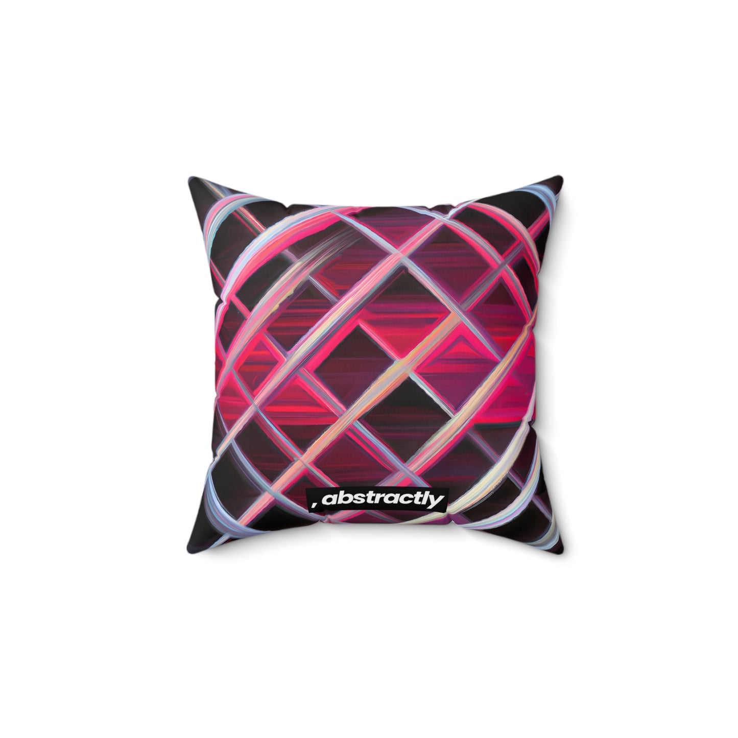 Dale Horowitz - Spring Force, Abstractly - Faux Suede Throw Pillow