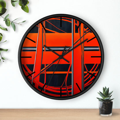 Florence Barclay - Spring Force, Abstractly - Wall Clock