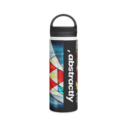 Lillian Czerny - Friction Force, Abstractly - Stainless Steel Water Bottle