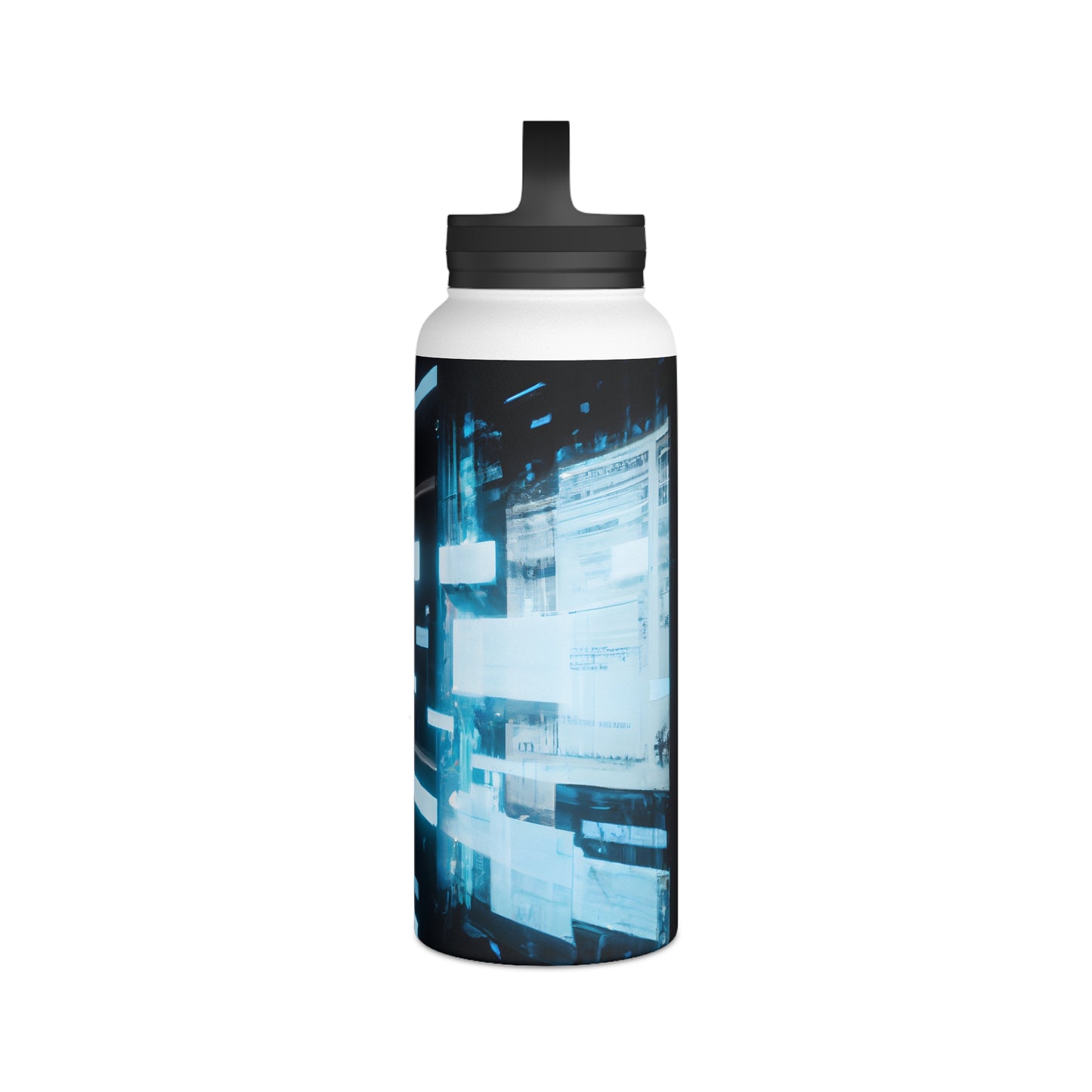 Silver Crest Financial - Debit, Abstractly - Stainless Steel Water Bottle