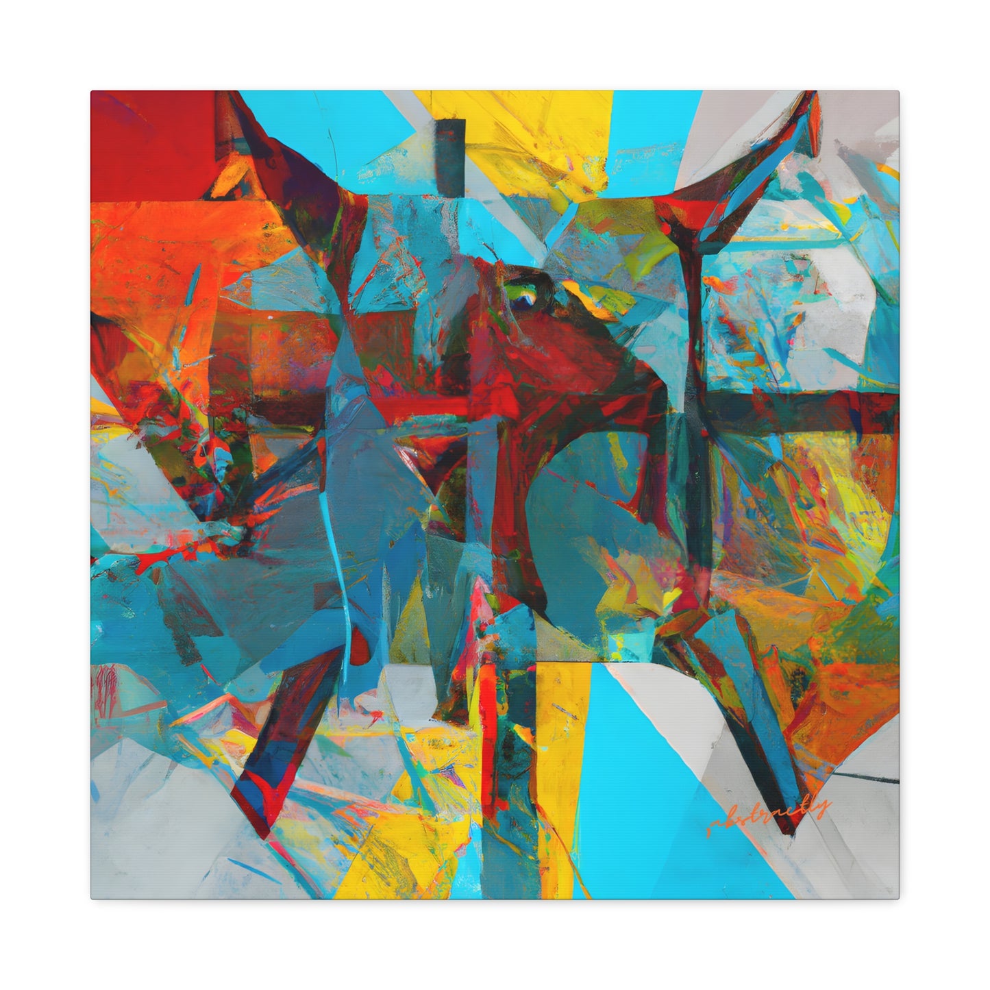 Roy Rosenberg - Strong Force, Abstractly - Canvas