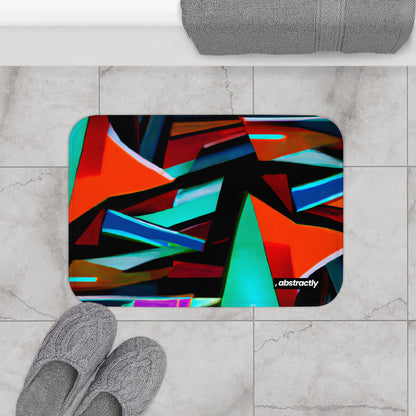 Betty Hawking - Friction Force, Abstractly - Bath Mat