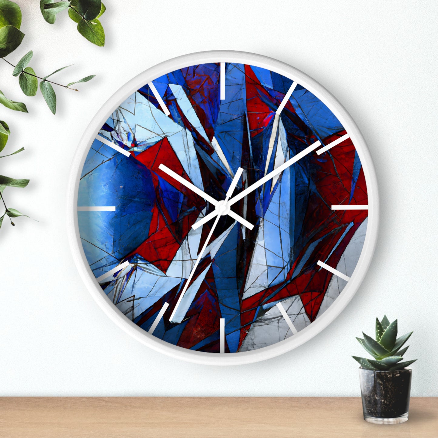 Elaine Hutchins - Normal Force, Abstractly - Wall Clock