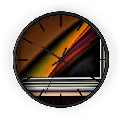 Rowan Abernathy - Spring Force, Abstractly - Wall Clock