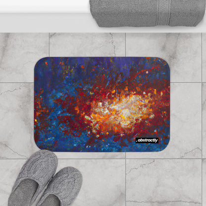 Ethereal Bluestone - Chemistry, Abstractly - Bath Mat