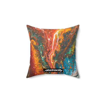 Quantum Stardust - Chemistry, Abstractly - Faux Suede Throw Pillow