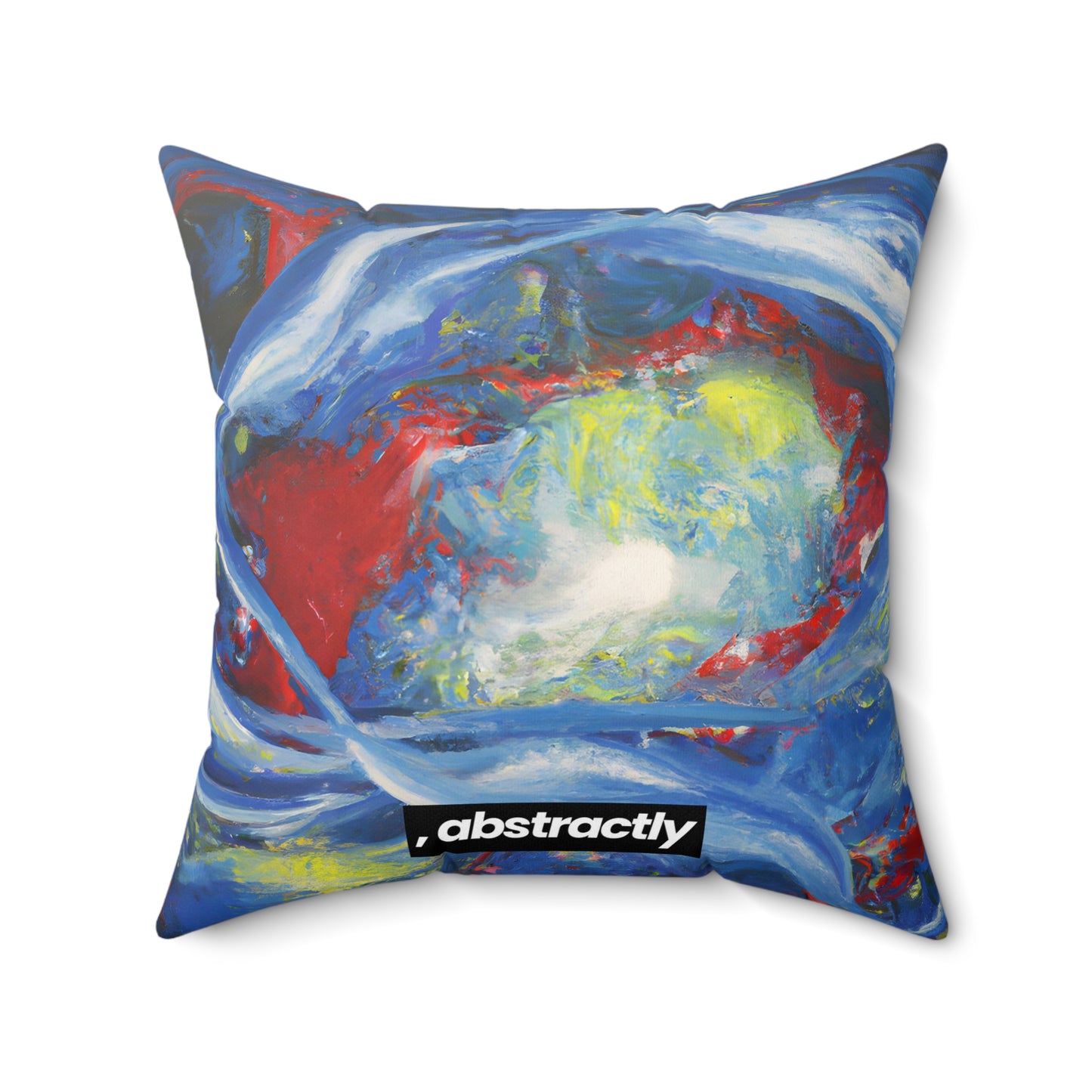 Tritium Firestone - Chemistry, Abstractly - Faux Suede Throw Pillow