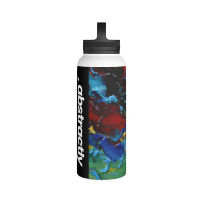 Polarisite Crystals - Chemistry, Abstractly - Stainless Steel Water Bottle