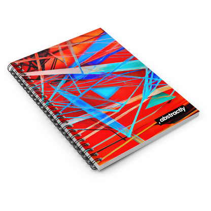 Darlene Roessler - Electric Force, Abstractly - Spiral Notebook