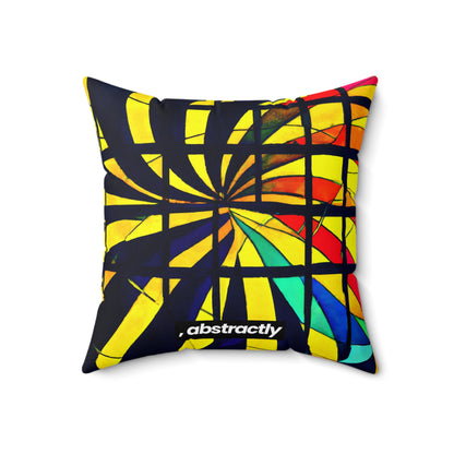 Geraldine Sutherland - Normal Force, Abstractly - Faux Suede Throw Pillow