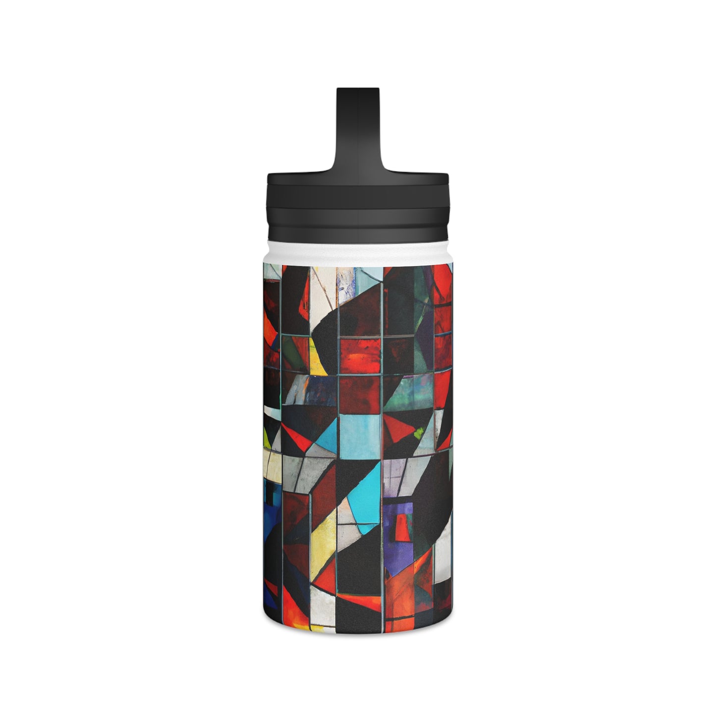 Maxine Cavanaugh - Friction Force, Abstractly - Stainless Steel Water Bottle