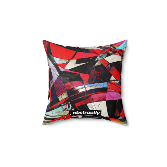 Arthur Sullivan - Air Resistance Force, Abstractly - Faux Suede Throw Pillow