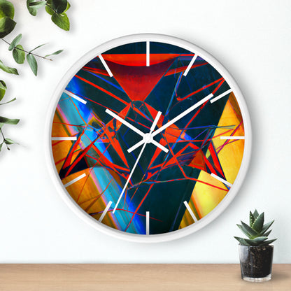 Victoria Bennet - Magnetic Force, Abstractly - Wall Clock