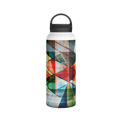 Lillian Czerny - Friction Force, Abstractly - Stainless Steel Water Bottle