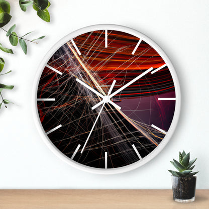 Amelia Sommerfield - Magnetic Force, Abstractly - Wall Clock