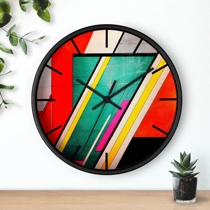 Lillian Rutherford - Gravity Force, Abstractly - Wall Clock