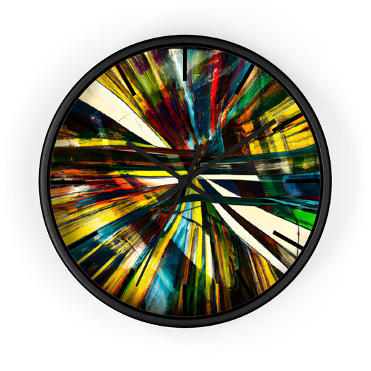 Daryl Norton - Electric Force, Abstractly - Wall Clock