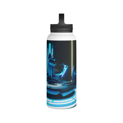 Vertex Financial - Asset, Abstractly - Stainless Steel Water Bottle