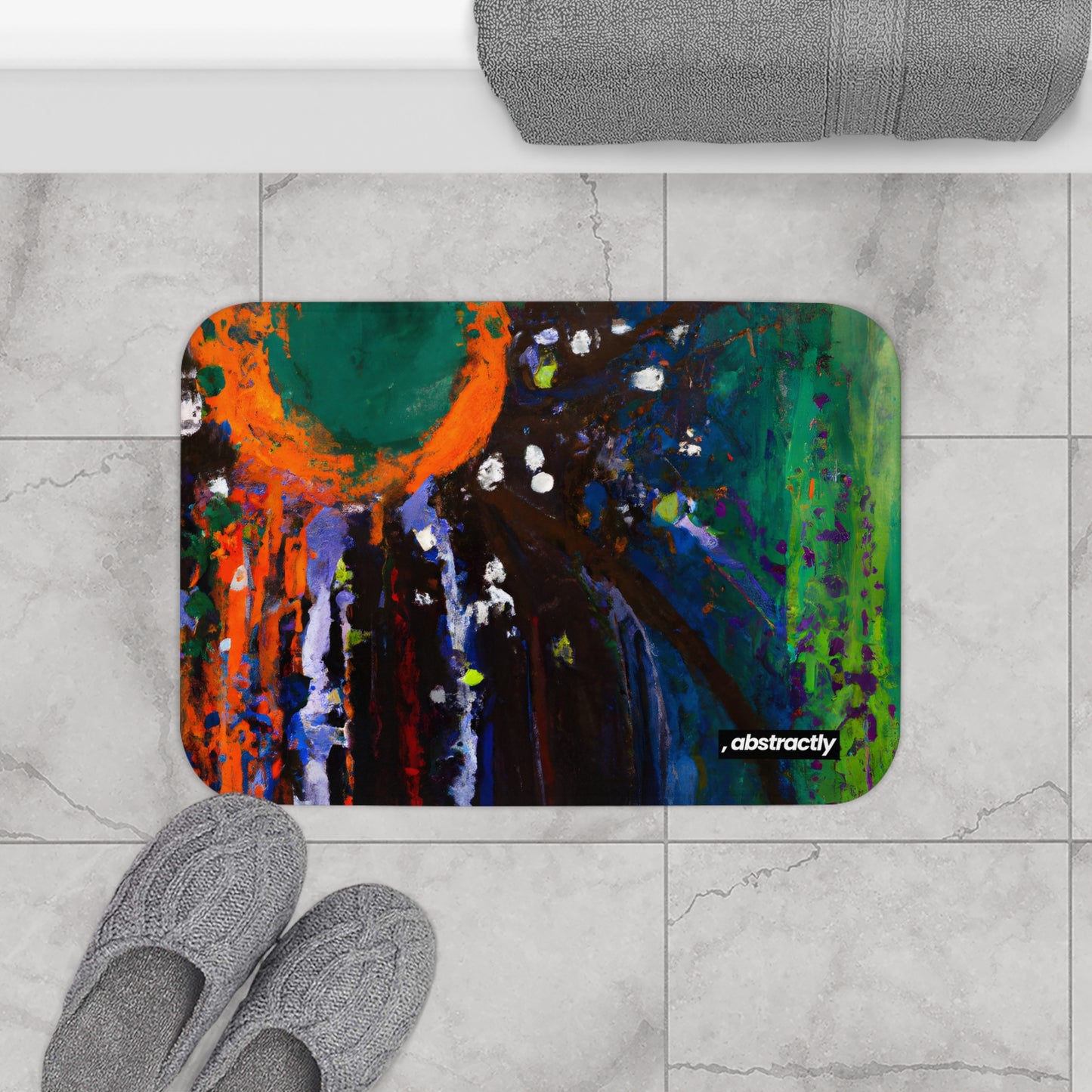 Solaris Elementum - Chlorine, Abstractly - Bath Mat