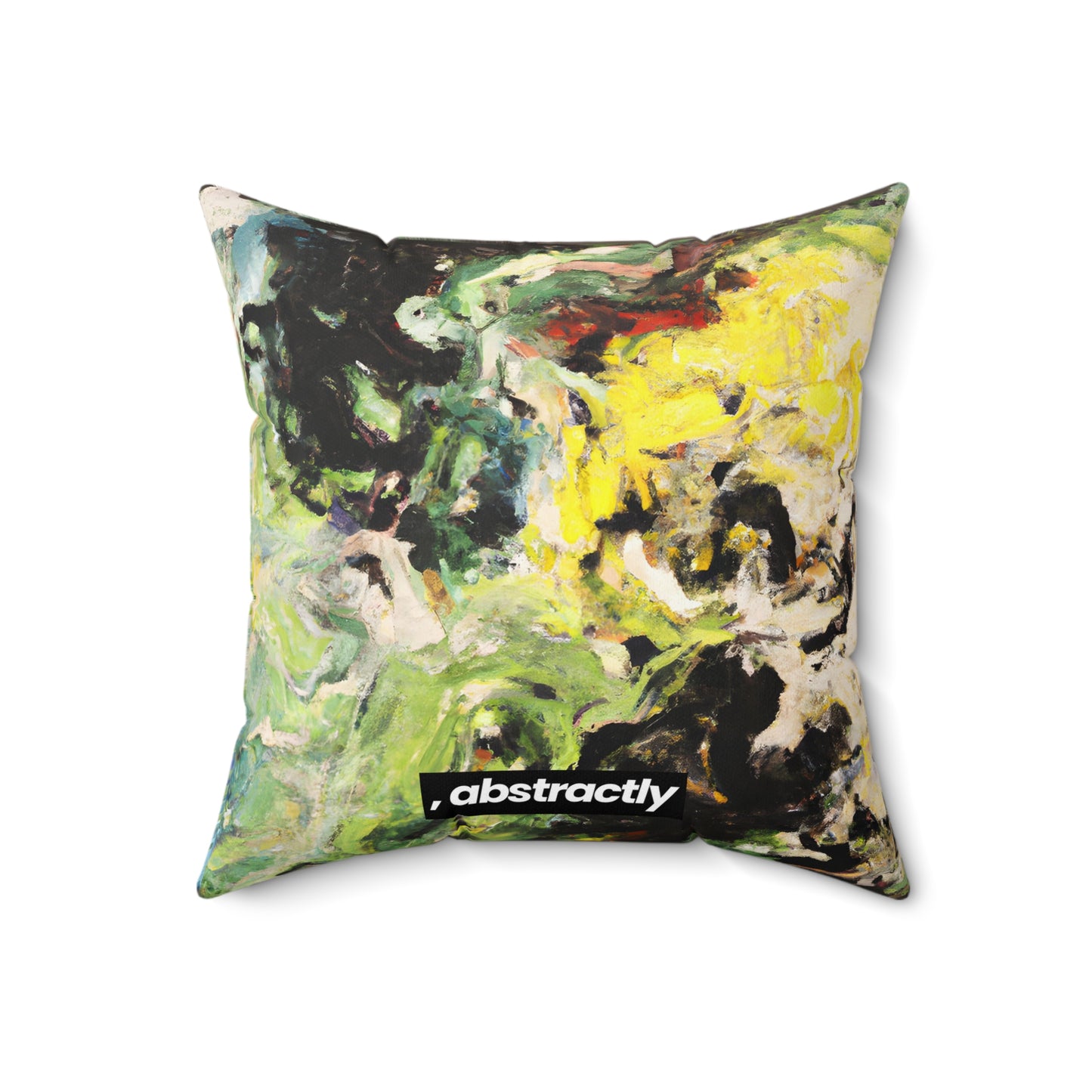 Lustra Vanadium Crystal - Chemistry, Abstractly - Faux Suede Throw Pillow