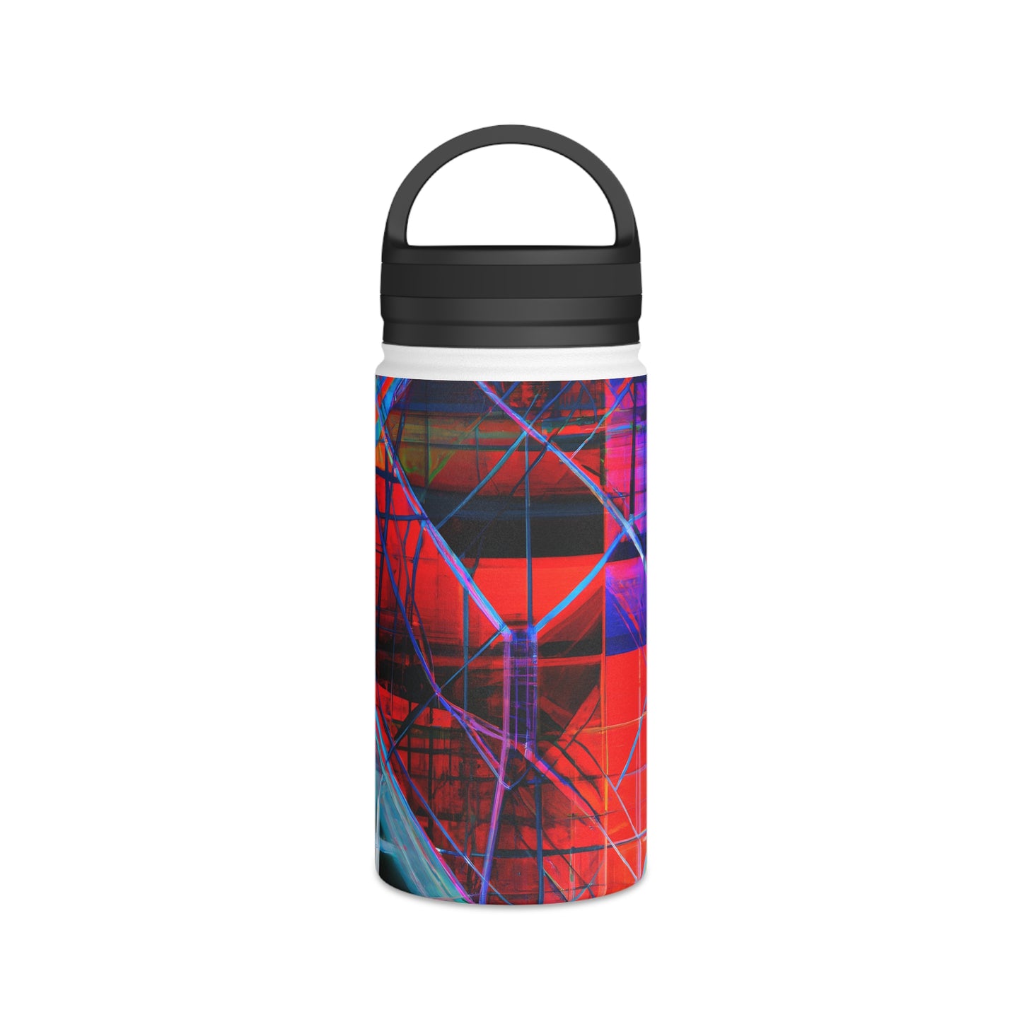 Isabella Rutherford - Gravity Force, Abstractly - Stainless Steel Water Bottle