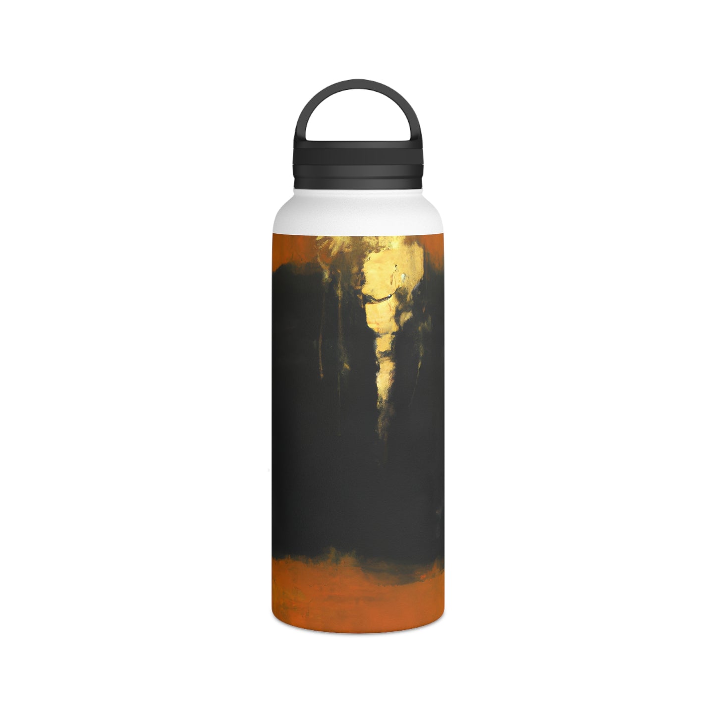 Quantum Trilithium Crystal - Chromium, Abstractly - Stainless Steel Water Bottle