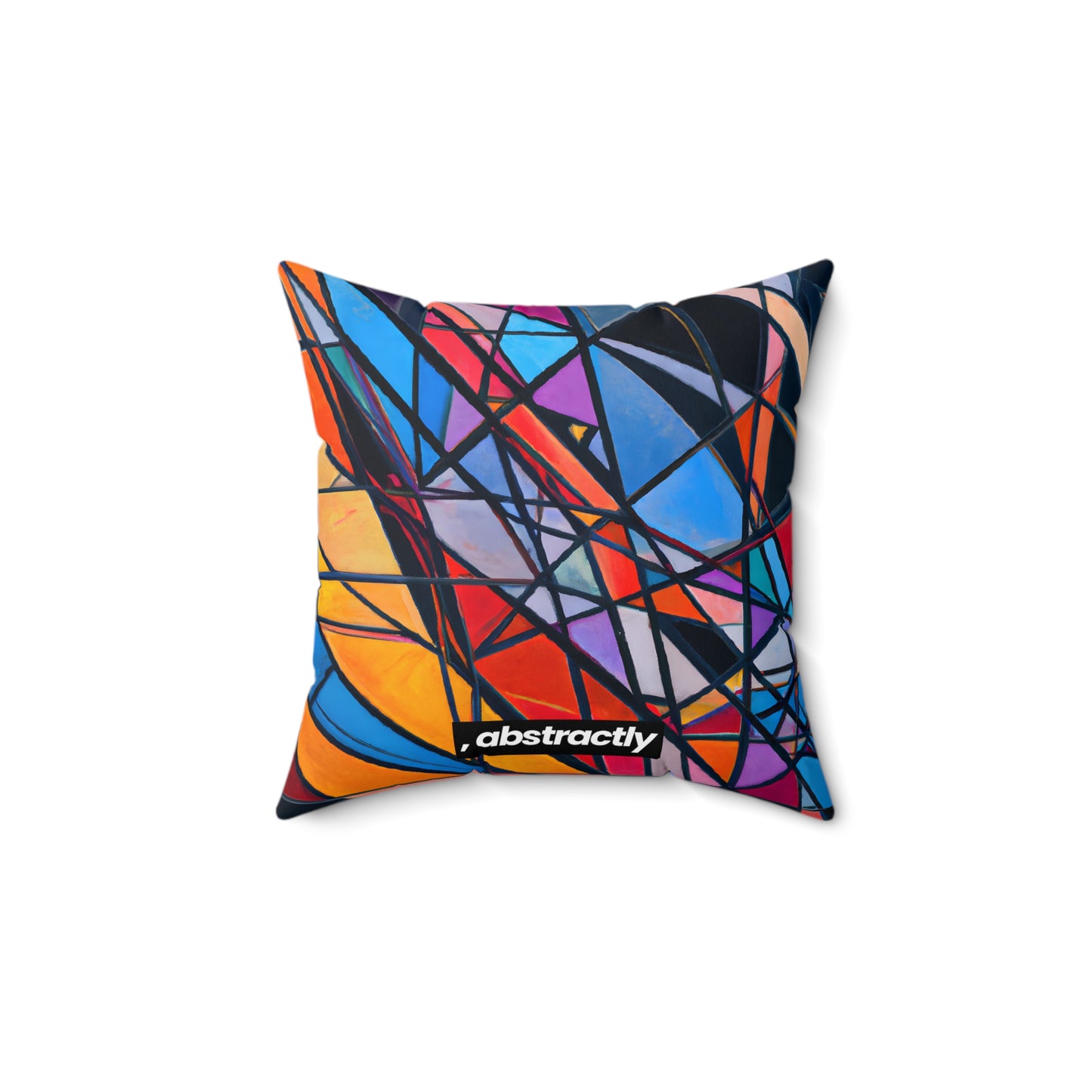 Felix Thornton - Gravity Force, Abstractly - Faux Suede Throw Pillow