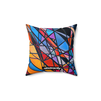 Felix Thornton - Gravity Force, Abstractly - Faux Suede Throw Pillow