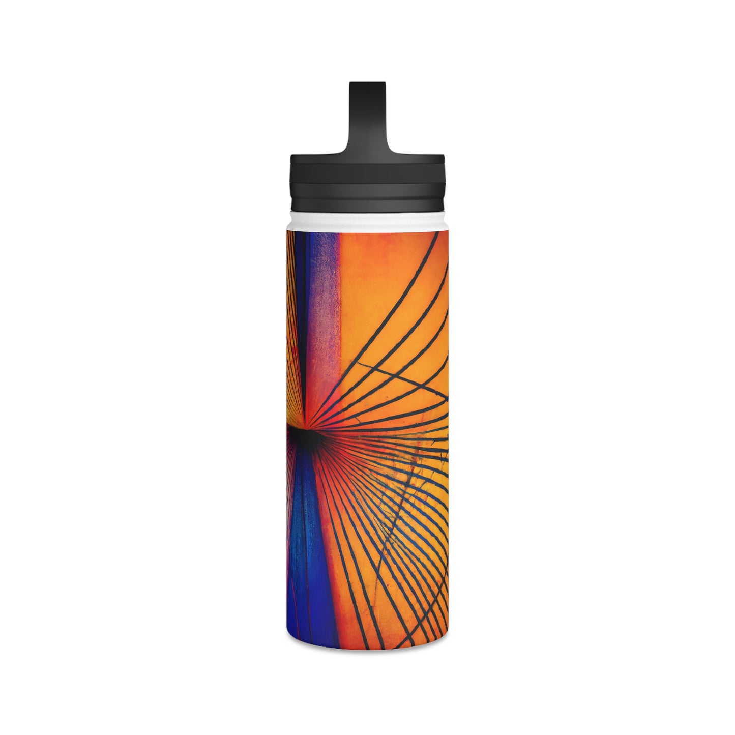 Richard Sterling - Magnetic Force, Abstractly - Stainless Steel Water Bottle