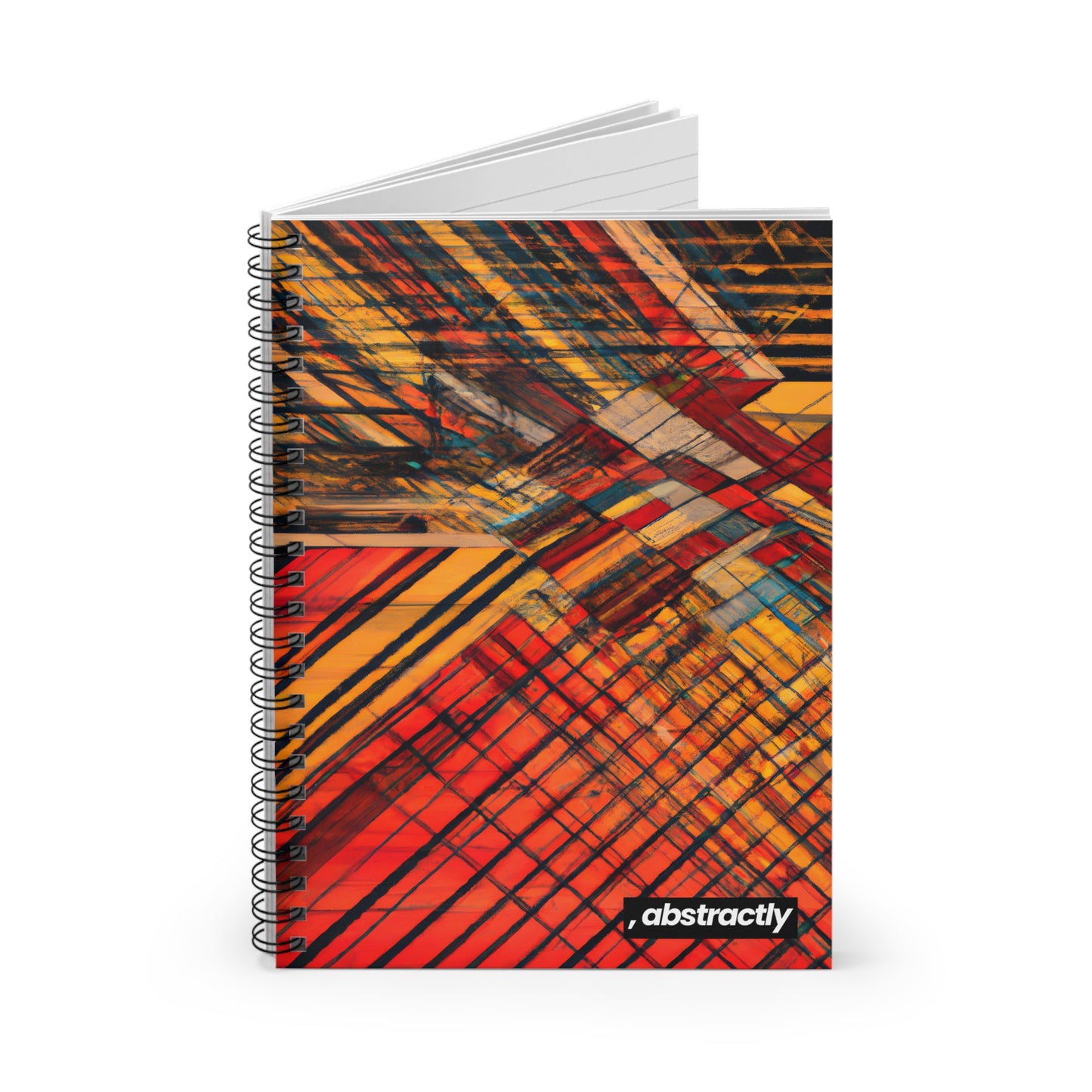 Milo Radcliffe - Strong Force, Abstractly - Spiral Notebook