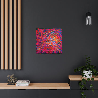 Solarian Crystal Prism - Neon, Abstractly - Canvas