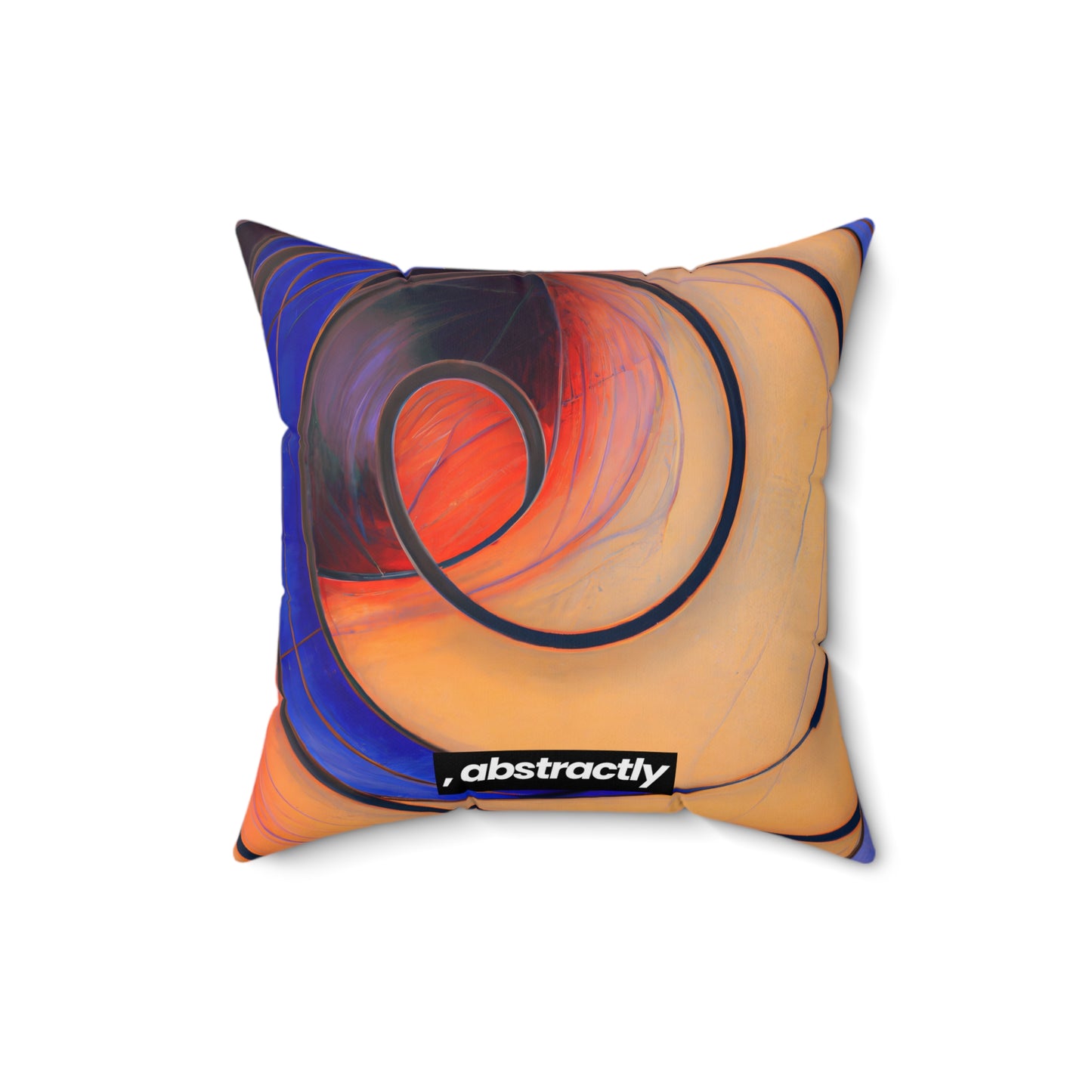 Marilyn Schwartz - Air Resistance Force, Abstractly - Faux Suede Throw Pillow