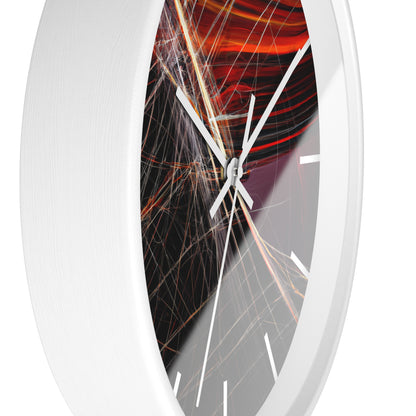 Amelia Sommerfield - Magnetic Force, Abstractly - Wall Clock