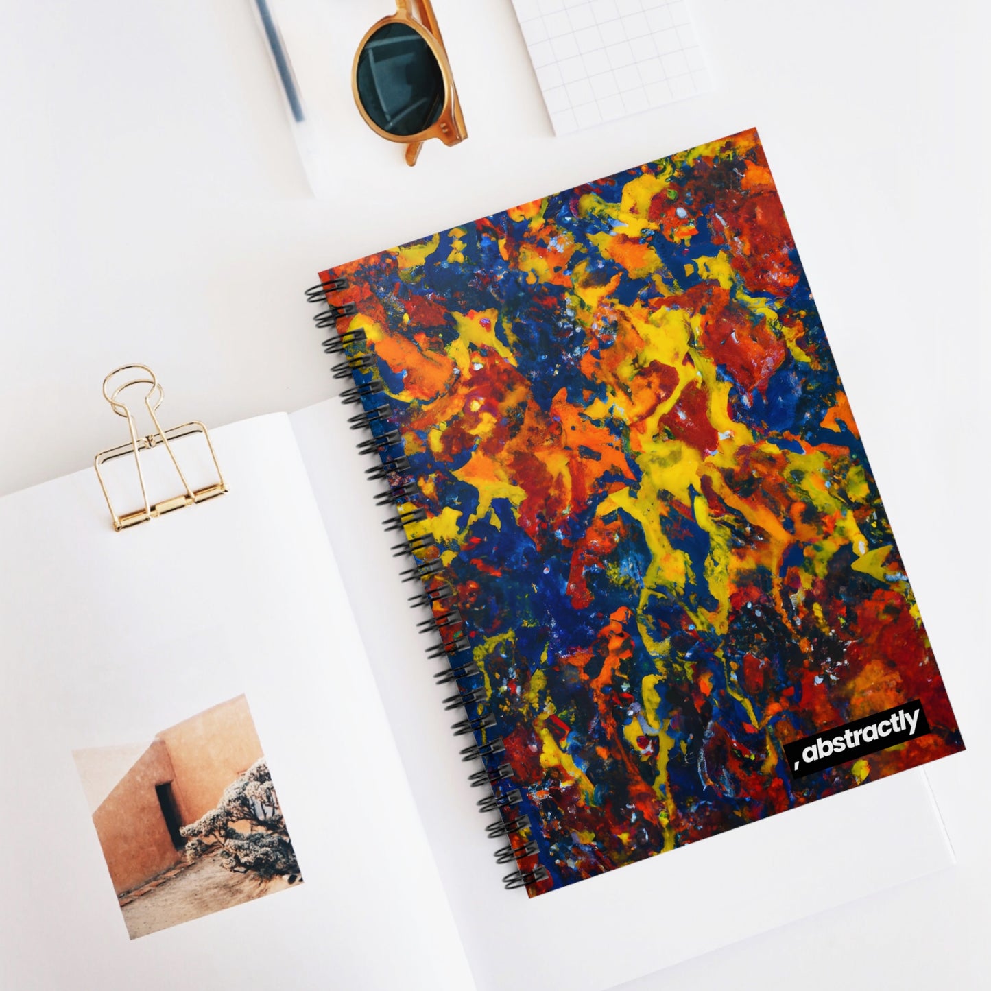 Quasar Netronium - Chemistry, Abstractly - Spiral Notebook