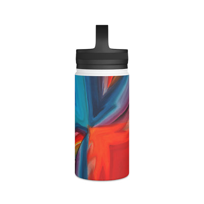 Barbara Fitzpatrick - Magnetic Force, Abstractly - Stainless Steel Water Bottle