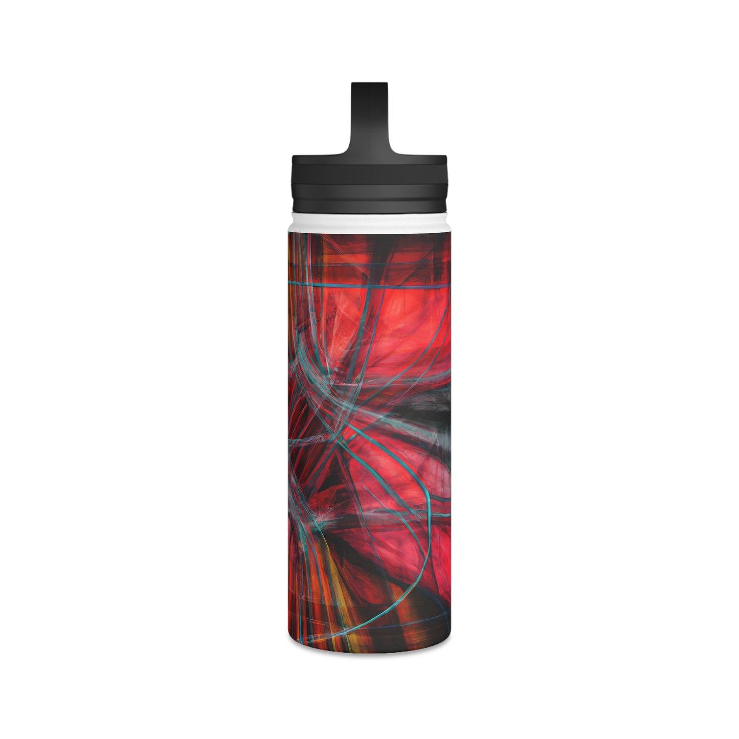 Lois Strauss - Electromagnetic Force, Abstractly - Stainless Steel Water Bottle