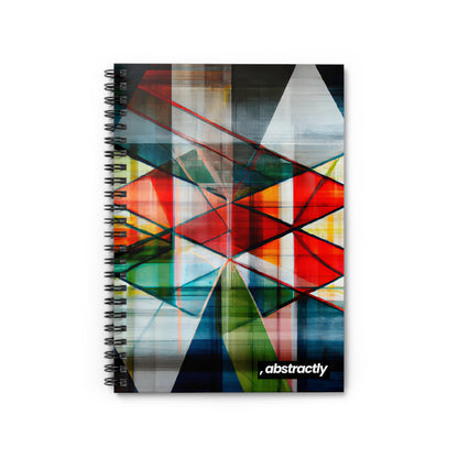 Lillian Czerny - Friction Force, Abstractly - Spiral Notebook