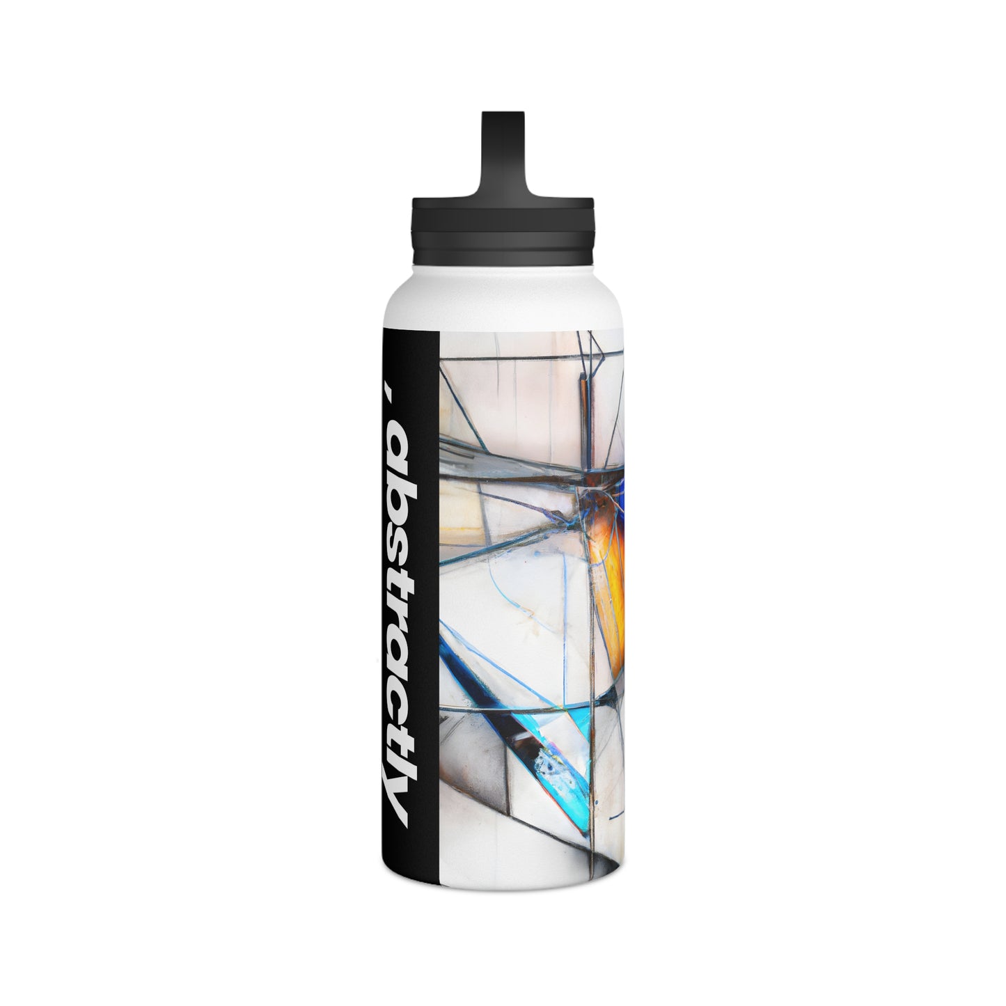 Frederick Hansen - Strong Force, Abstractly - Stainless Steel Water Bottle