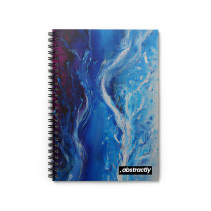 Cerulean Acidum - Chemistry, Abstractly - Spiral Notebook