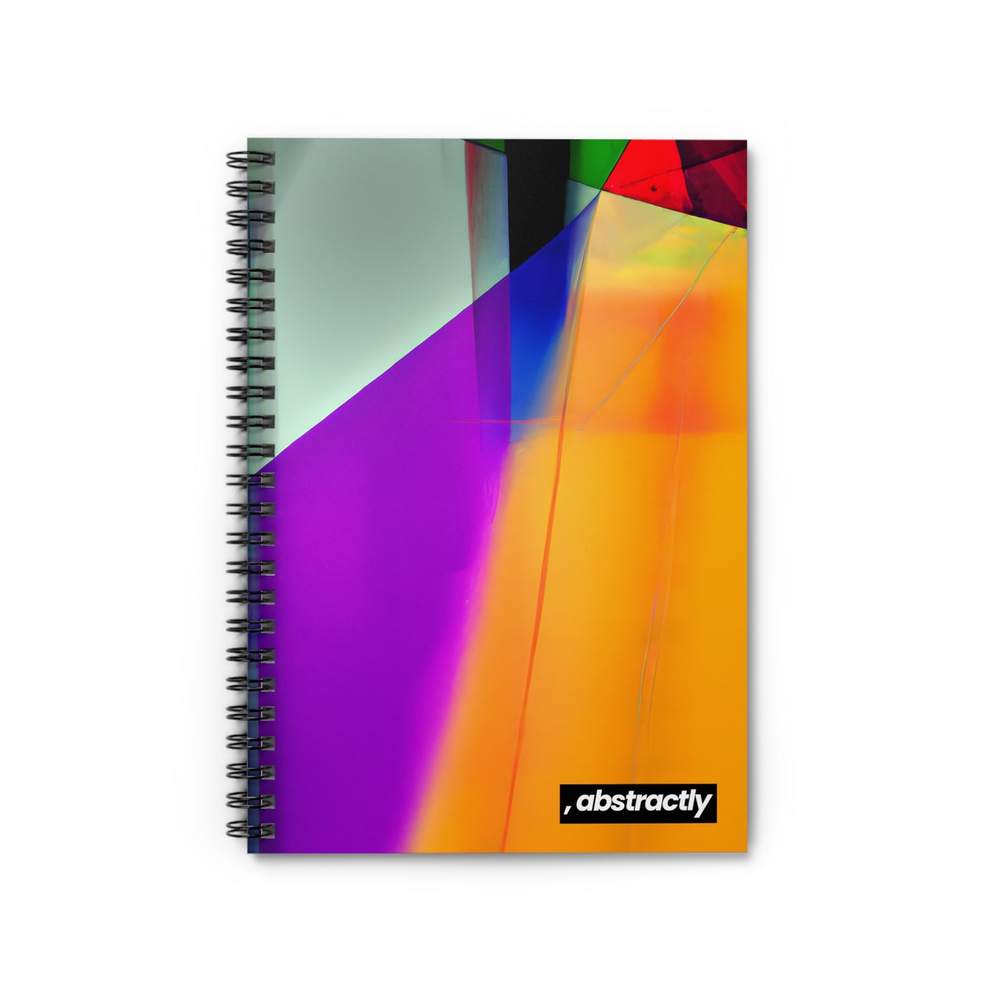 Curtis Klein - Friction Force, Abstractly - Spiral Notebook