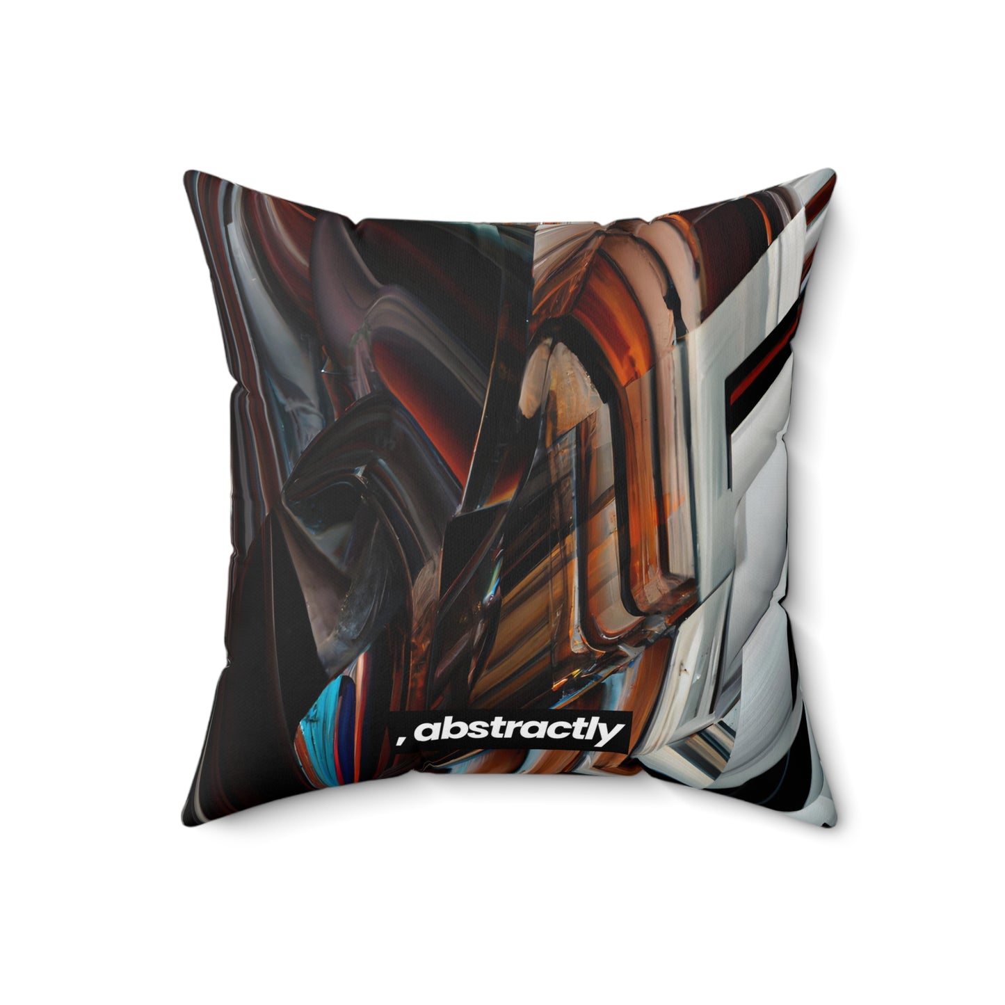 Selena Kastner - Gravity Force, Abstractly - Faux Suede Throw Pillow