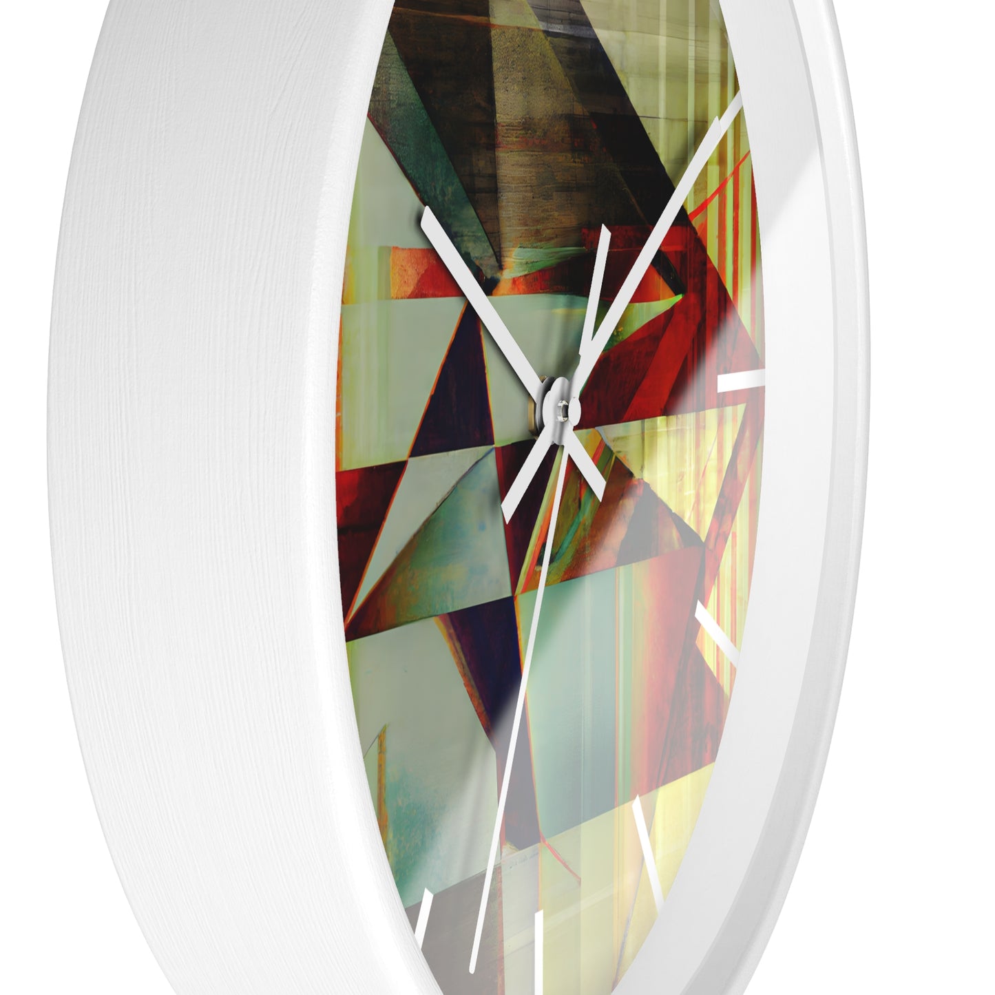 Eugene Bronson - Tension Force, Abstractly - Wall Clock