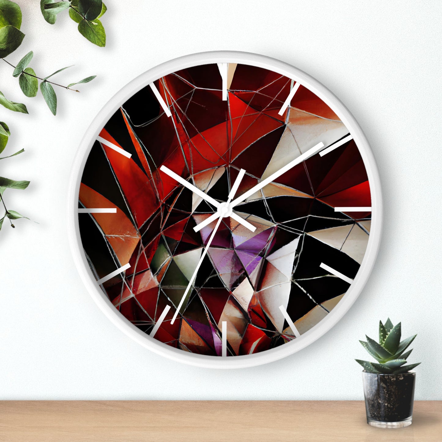 Oscar Klein - Tension Force, Abstractly - Wall Clock