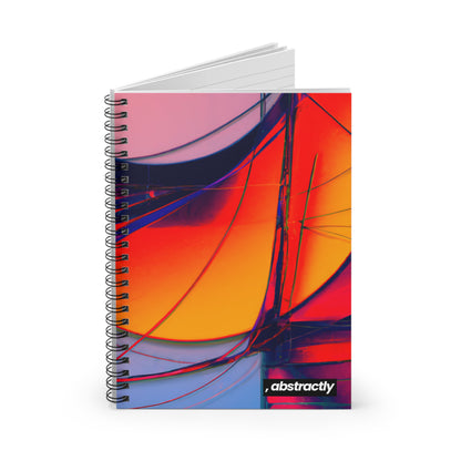 Claudia Henningsen - Air Resistance Force, Abstractly - Spiral Notebook