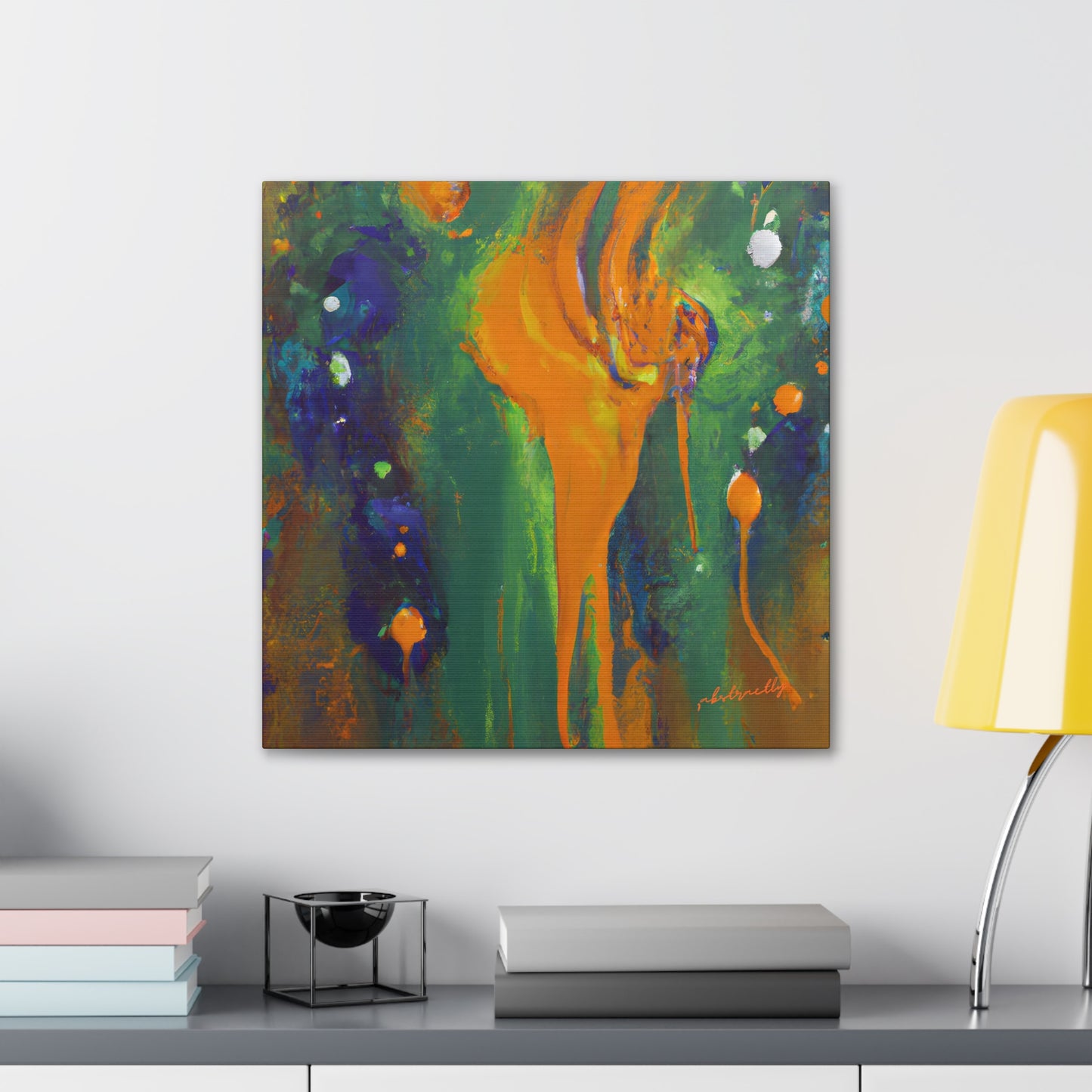 Quantum Sapphire Element - Chemistry, Abstractly - Canvas